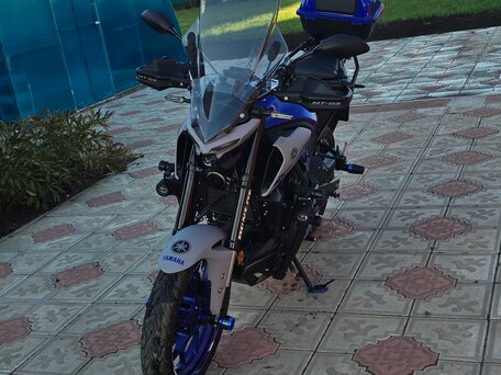 2021 Yamaha MT-03, синий, 750000 рублей, вид 4
