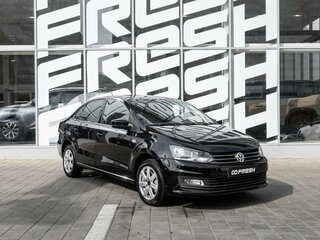 2017 Volkswagen Polo V Рестайлинг, чёрный, 1125000 рублей, вид 1
