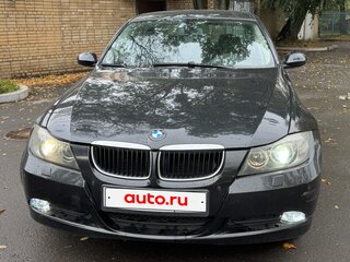 2007 BMW 3 серии 320i V (E90/E91/E92/E93), чёрный, 650000 рублей, вид 2