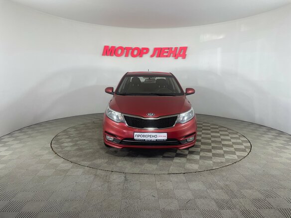 2015 Kia Rio III Рестайлинг, красный - вид 2