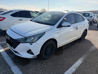 2021 Hyundai Solaris II Рестайлинг, белый, 982000 рублей, вид 1