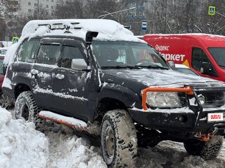 2003 Toyota Land Cruiser 105 100 Series Рестайлинг 1, чёрный, 1600000 рублей, вид 4