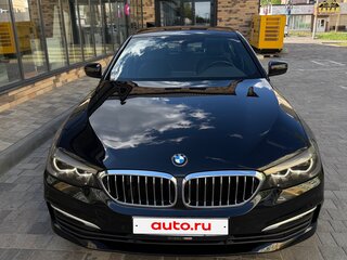 2017 BMW 5 серии 520d VII (G30/G31/G38), чёрный, 3600000 рублей, вид 2