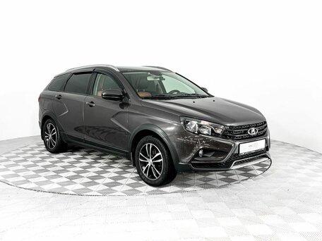 2019 Lada (ВАЗ) Vesta SW Cross I, коричневый, 1166000 рублей, вид 3