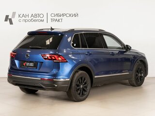 2021 Volkswagen Tiguan II Рестайлинг, синий, 3250000 рублей, вид 3