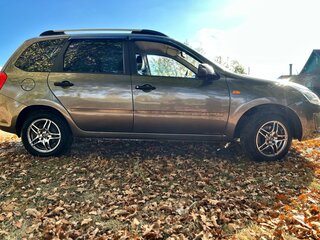 2016 Lada (ВАЗ) Kalina II, коричневый, 375000 рублей, вид 2