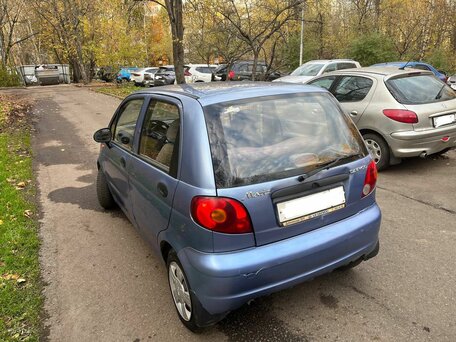 2009 Daewoo Matiz I Рестайлинг, синий, 169000 рублей, вид 4