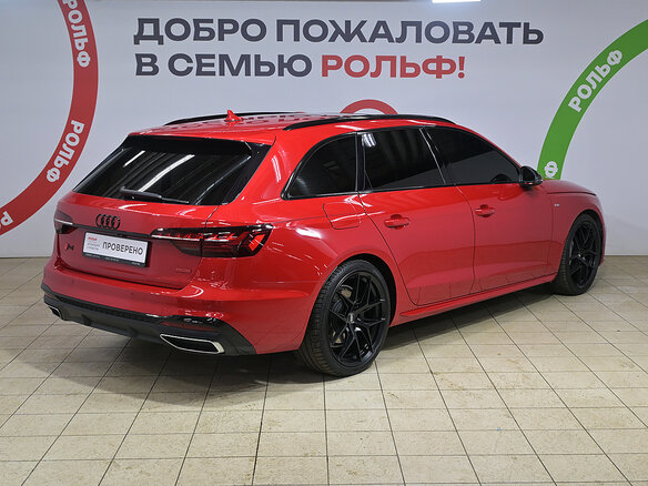 2019 Audi A4 40 TDI V (B9) Рестайлинг, красный, 3690000 рублей - вид 3