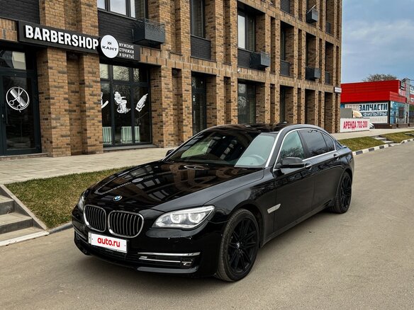 2014 BMW 7 серии Long 750Li xDrive V (F01/F02/F04) Рестайлинг, чёрный, 1650000 рублей - вид 12