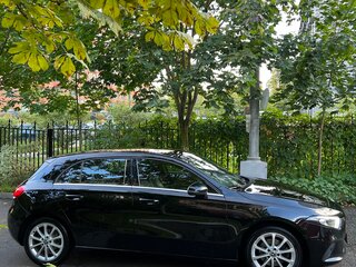 2018 Mercedes-Benz A-Класс 200 IV (W177), чёрный, 2310000 рублей, вид 3