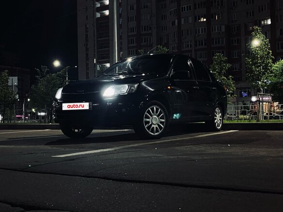 2013 Lada (ВАЗ) Granta I, чёрный, 400000 рублей