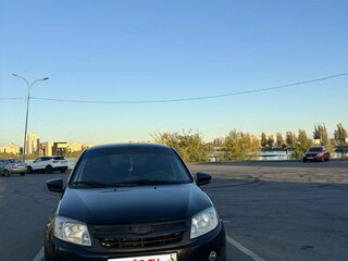 2013 Lada (ВАЗ) Granta I, чёрный, 430000 рублей, вид 4