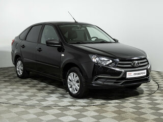 2020 Lada (ВАЗ) Granta I Рестайлинг, чёрный, 459585 рублей, вид 3