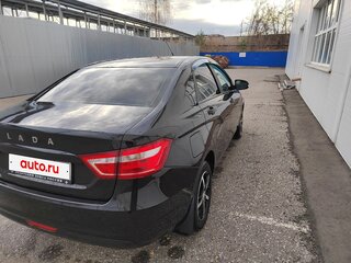 2017 Lada (ВАЗ) Vesta I, чёрный, 890000 рублей, вид 5