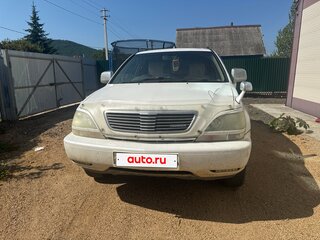 2002 Toyota Harrier I (XU10) Рестайлинг, белый, 800000 рублей, вид 2
