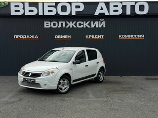 2012 Renault Sandero I, белый, 410000 рублей, вид 1