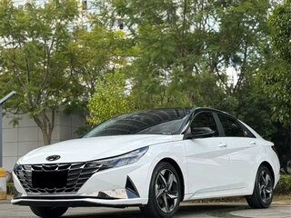 2022 Hyundai Elantra VII (CN7), белый, 1320000 рублей, вид 2