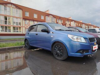 2009 Chevrolet Aveo I Рестайлинг, синий, 400000 рублей, вид 3