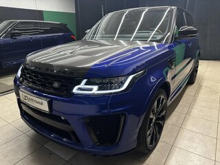 2018 Land Rover Range Rover Sport SVR II Рестайлинг, синий, 8300000 рублей, вид 3