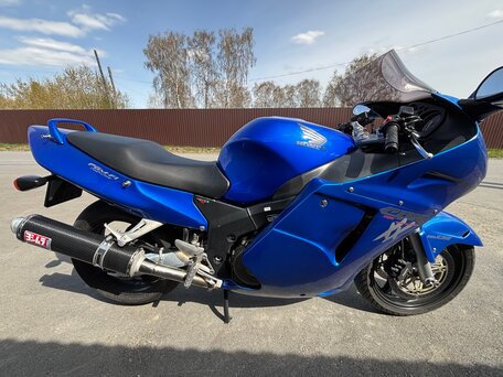 1999 Honda CBR 1100 XX, синий, 410000 рублей, вид 2