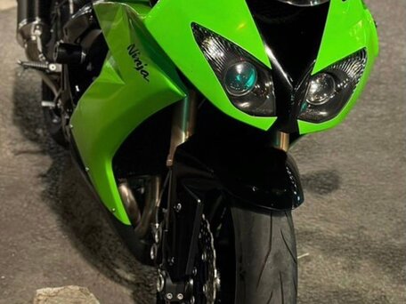 2008 Kawasaki ZX-10R Ninja, зелёный, 685000 рублей, вид 3