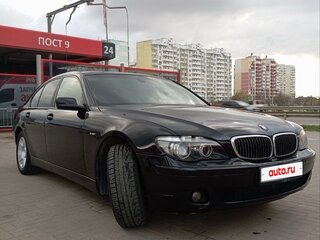 2007 BMW 7 серии 740i IV (E65/E66) Рестайлинг, чёрный, 1300000 рублей, вид 3