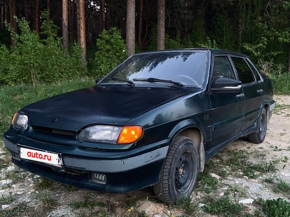 2003 Lada (ВАЗ) 2115, зелёный, 80000 рублей