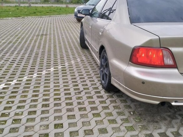 2002 Mitsubishi Galant VIII Рестайлинг, бежевый - вид 3