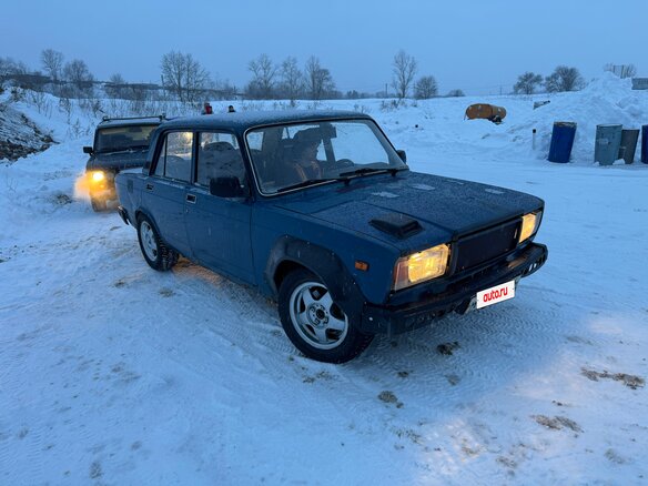 2008 Lada (ВАЗ) 2107, синий, 240000 рублей