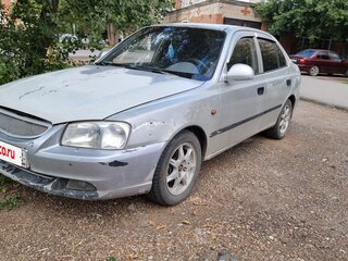 2004 Hyundai Accent ТагАЗ II, серебристый, 140000 рублей, вид 1