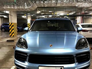 2020 Porsche Cayenne III, голубой, 7200000 рублей, вид 2