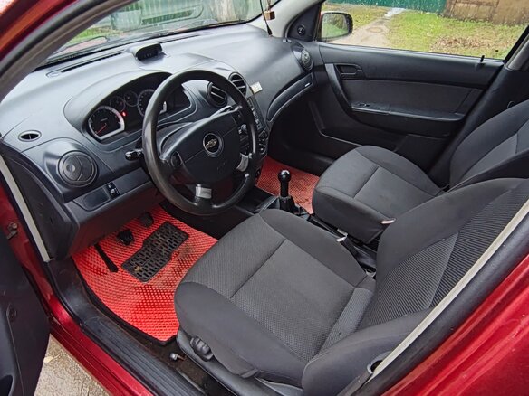 2007 Chevrolet Aveo I Рестайлинг, красный, 140000 рублей - вид 6