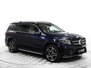 2016 Mercedes-Benz GLS 400 I (X166), синий, 3799000 рублей, вид 3