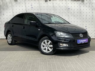 2015 Volkswagen Polo V Рестайлинг, чёрный, 999000 рублей, вид 2