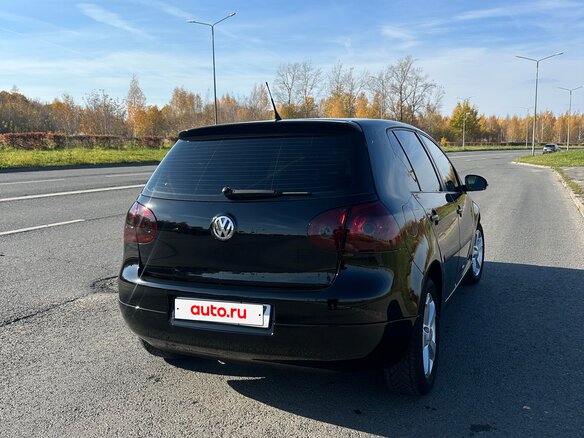 2008 Volkswagen Golf V, чёрный, 555000 рублей