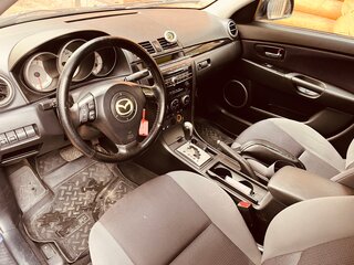2008 Mazda 3 4-speed I (BK) Рестайлинг, синий, 330000 рублей, вид 5