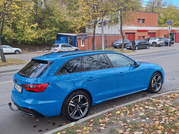 2020 Audi A4 30 TDI V (B9) Рестайлинг, синий, 2499000 рублей - вид 3
