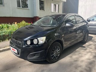 2012 Chevrolet Aveo II, чёрный, 400000 рублей, вид 1