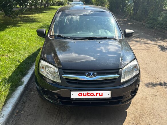 2017 Lada (ВАЗ) Granta I, чёрный, 450000 рублей - вид 1