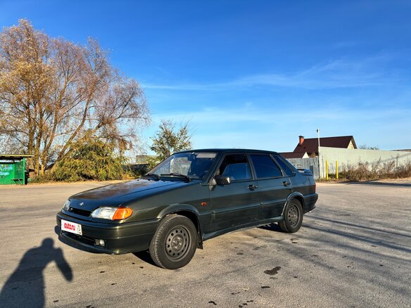 2006 Lada (ВАЗ) 2115, зелёный, 120000 рублей
