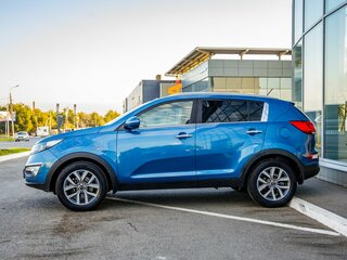 2014 Kia Sportage III Рестайлинг, синий, 1258000 рублей, вид 5