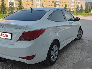 2014 Hyundai Solaris I Рестайлинг, белый, 1034000 рублей, вид 4