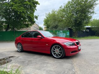 2005 BMW 3 серии 320i V (E90/E91/E92/E93), красный, 950000 рублей, вид 4