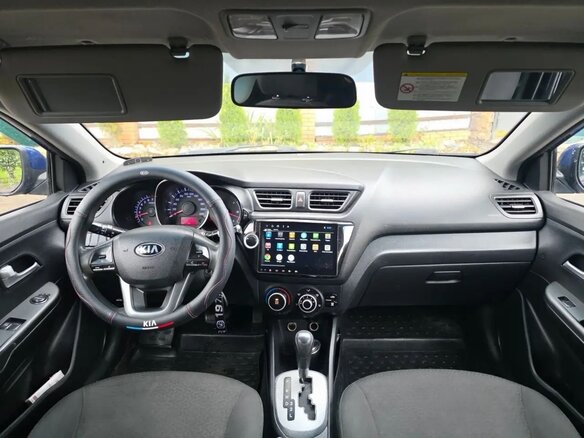 2013 Kia Rio III, синий, 520000 рублей - вид 7