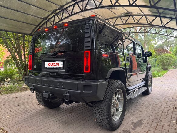 2003 Hummer H2 I, чёрный - вид 5