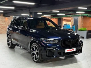 2019 BMW X5 40i IV (G05/G18), синий, 5990000 рублей, вид 3