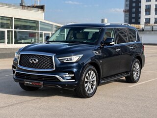 2018 Infiniti QX80 I Рестайлинг 2, синий, 3300000 рублей, вид 1