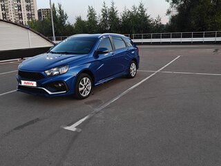 2021 Lada (ВАЗ) Vesta SW I, синий, 1400000 рублей, вид 3