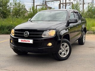 2013 Volkswagen Amarok Double Cab full-time I, чёрный, 1499000 рублей, вид 1