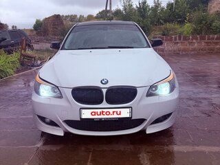 2009 BMW 5 серии 528i V (E60/E61) Рестайлинг, белый, 1350000 рублей, вид 1